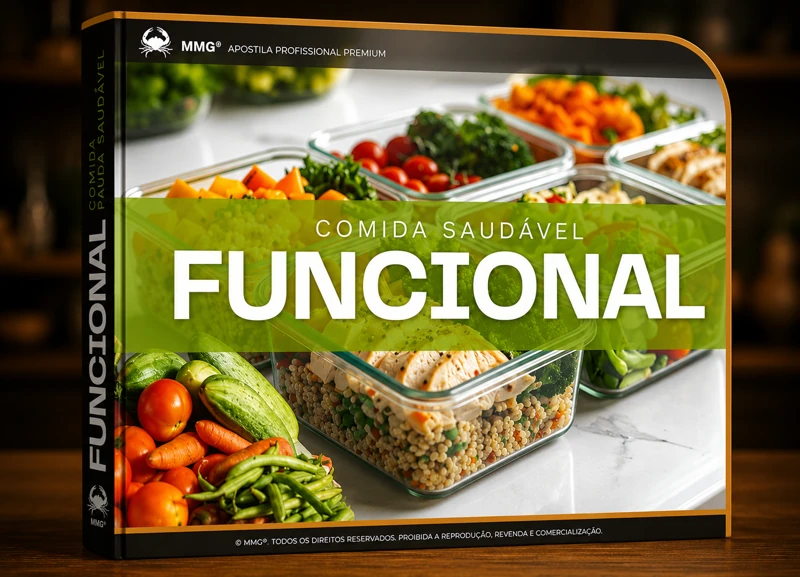 Capa de Comida Funcional Receitas Práticas