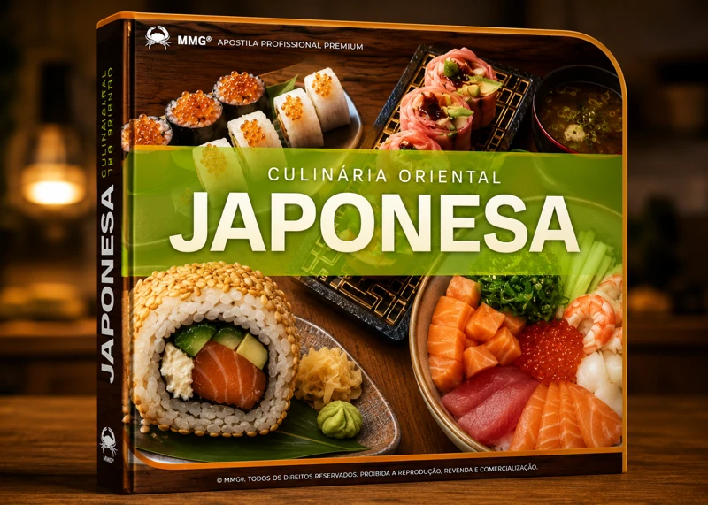 Capa de Culinária japonesa completa