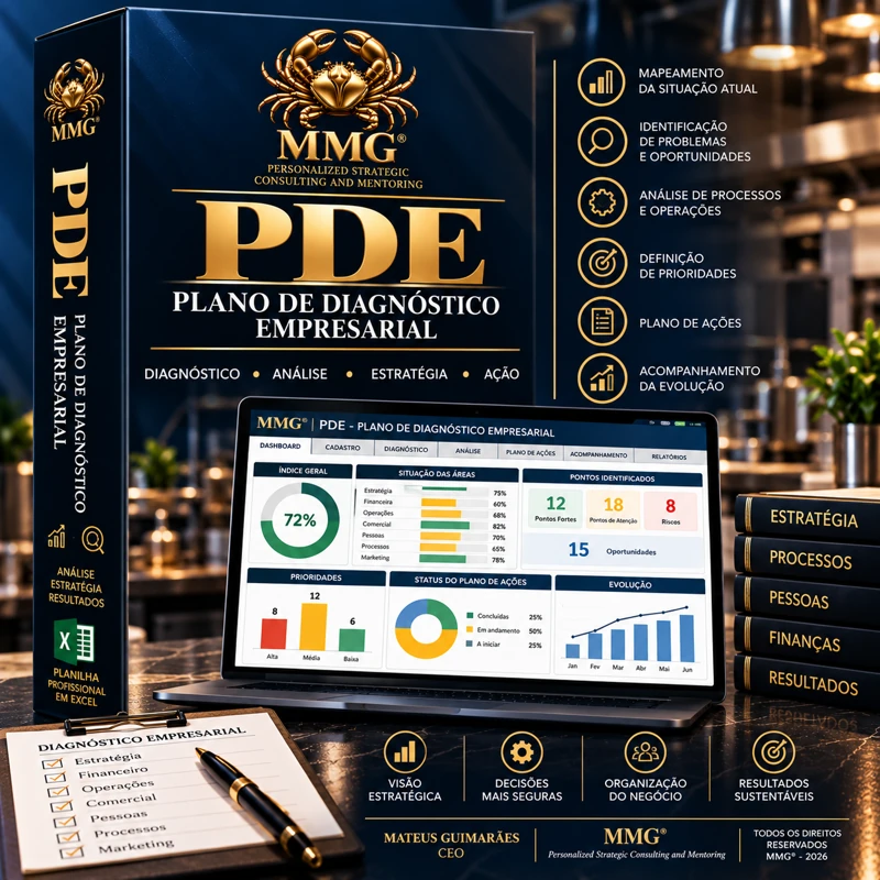 Capa de Planilha de Diagnóstico Empresarial