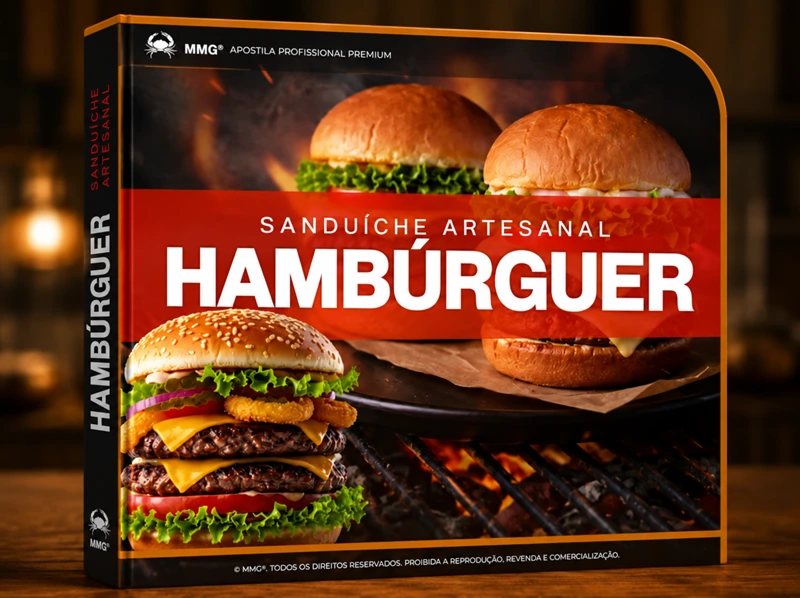 Capa de Hambúrguer artesanal completo