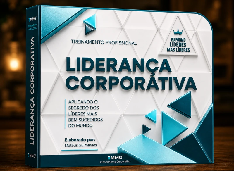 Capa de Desenvolvimento pessoal liderança corporativa